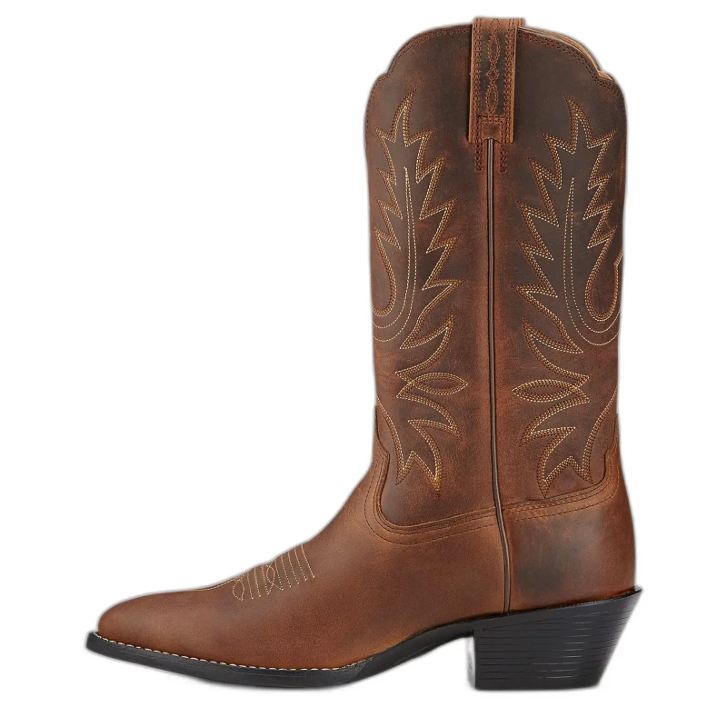 Image of Ariat Heritage Western Brown womens Heeled boots in Brown