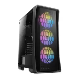 Image of Antec NX360 Gaming Case w/ Glass Window ATX 4 Fans (3 Front ARGB)...