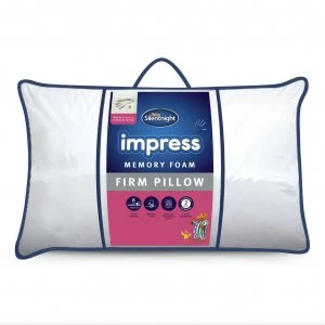 Image of Silentnight Impress Memory Foam Firm Pillow