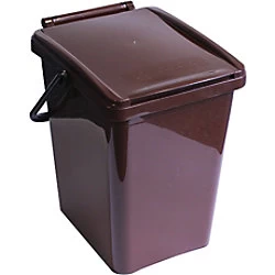 Image of Slingsby Solid Walled Kitchen Caddy 10L Brown 378479
