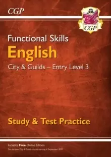 Image of Functional Skills English: City & Guilds Entry Level 3 - Study & Test Practice