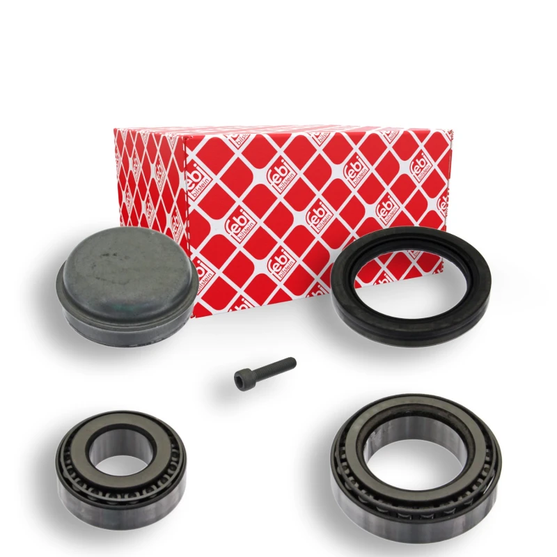 Image of FEBI BILSTEIN 38374 Wheel bearing kit Front Axle Right, with shaft seal Wheel Bearing Kit (654)