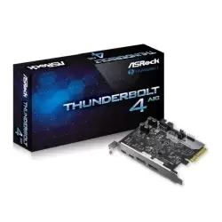 image of Asrock Thunderbolt 4 AIC, PCI Express, 2 x Thunderbolt 4 Type-C, 2 x DisplayPort IN, 1 x USB 2.0, TB