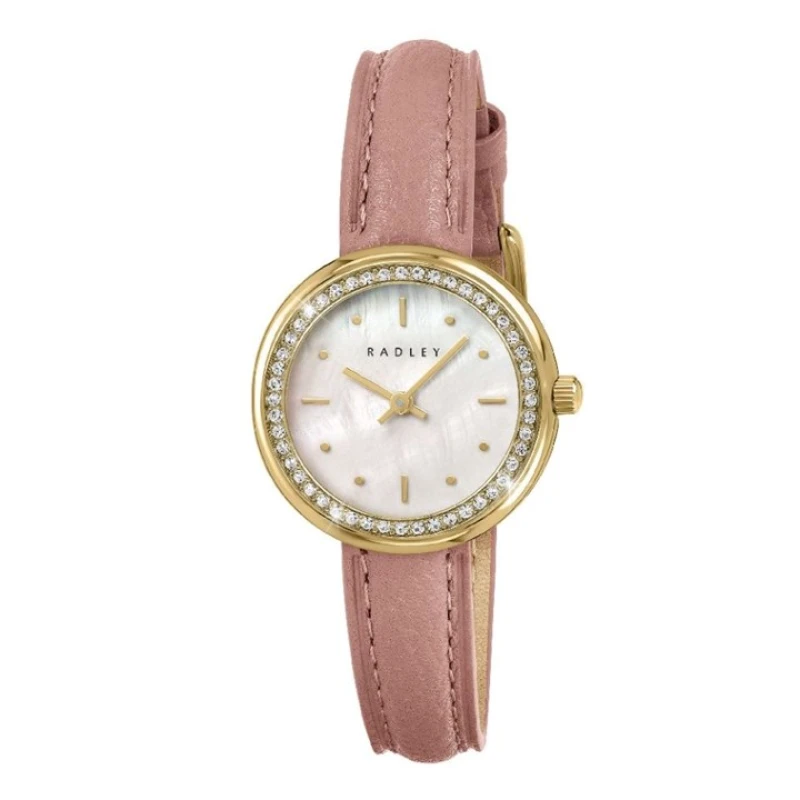 Image of Radley RY21974 Pink Leather Strap Watch - W51574