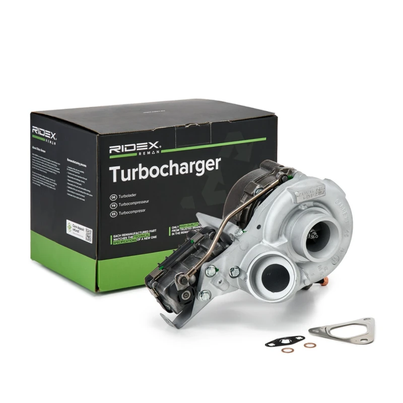 Image of RIDEX REMAN 2234C0405R Turbocharger with gaskets/seals, without exhaust manifold Charger,charging system (2234)