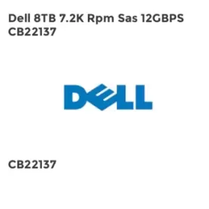 image of Dell 8TB 7.2K Rpm Sas 12GBPS CB22137