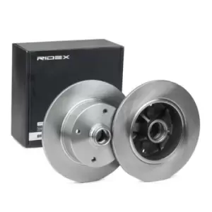 Image of RIDEX Brake disc Front Axle 82B0932 Brake rotor,Brake discs VW,KAEFER,Kaefer Cabrio (15),KARMANN GHIA Coupe (14, 34),KARMANN GHIA Cabriolet (14, 34)