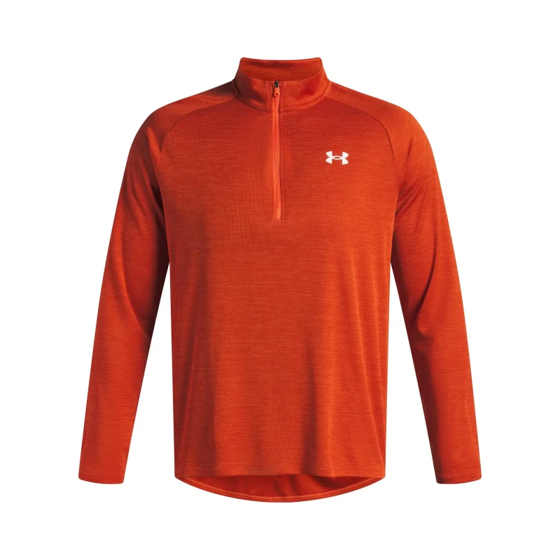 Image of 1/2 zip training top Under Armour Tech Orange Male L