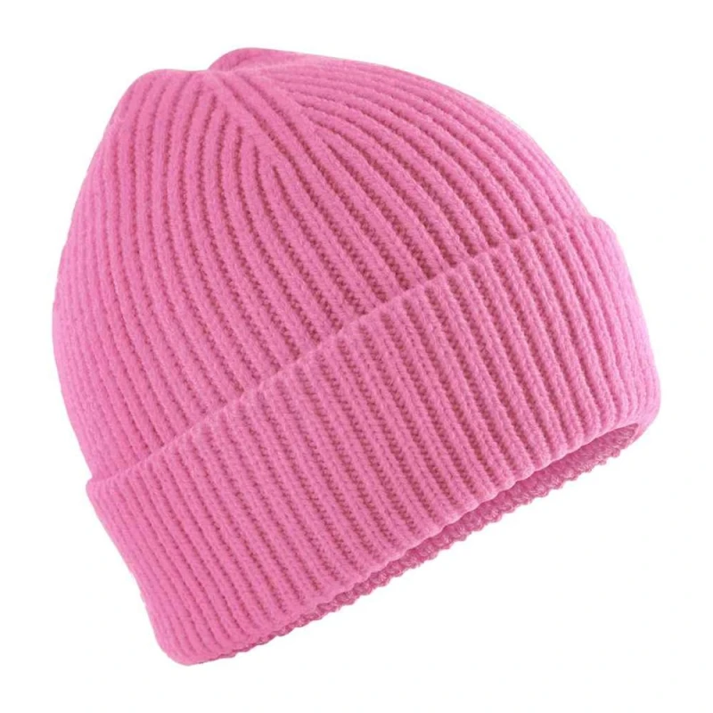 Image of Beechfield Fashion Beanie in Pink Pink Unisex One Size