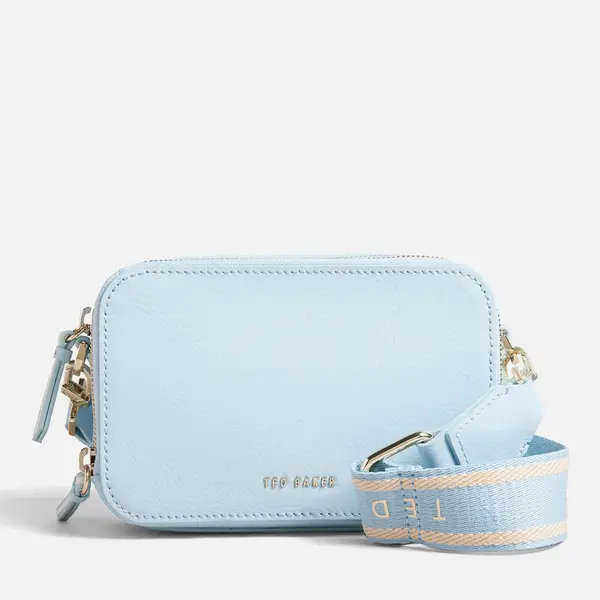 image of Ted Baker Stunnie Pebble-Grained Faux Leather Mini Camera Bag