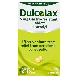 Image of Dulcolax Gastro-resistant Tablets 5mg x40