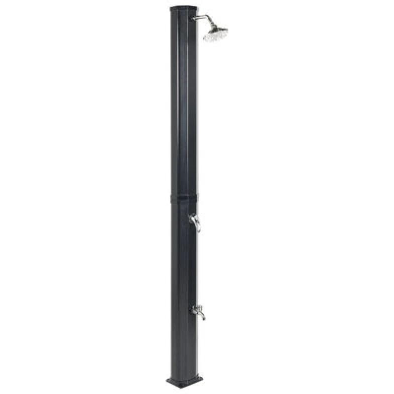 Image of Beliani Freestanding Outdoor Solar Shower Topocalma Black