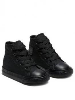 Image of Converse Chuck Taylor All Star Infant Trainer - Black Mono, Size 9