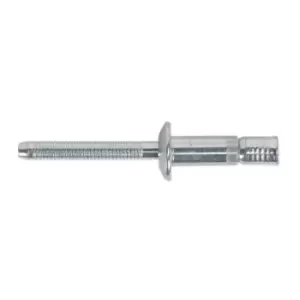 Image of Sealey Steel Structural Rivet Zinc Plated 6.3 x 23mm Pack of 100