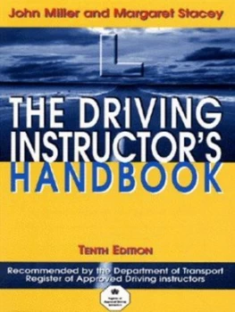 Image of The Driving Instructors Handbook by John Miller and Margaret Stacey Paperback