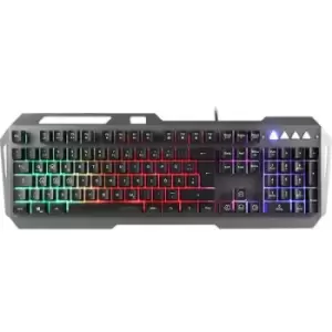 image of SpeedLink LUNERA Corded, USB Gaming keyboard Backlit German, QWERTZ, Windows Black