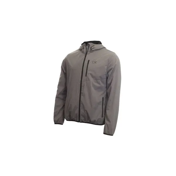 Image of Calvin Klein ULTRON HOODED JACKET - GREYMARL - S