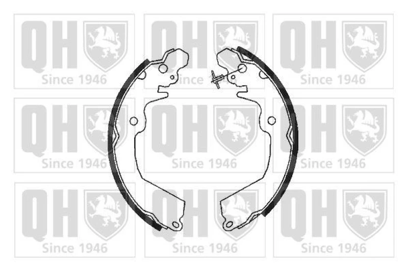 Image of QUINTON HAZELL Brake Shoe Set QUINTON HAZELL BS937