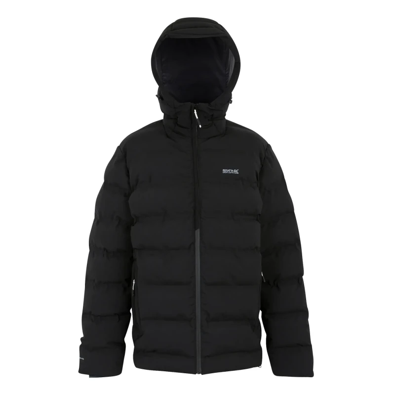Image of Regatta Regatta Men Altoro Thermal Waterproof Padded Jacket in Jet Black Size: 2X-large Jet Black XXL Male 5063516131687