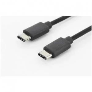 image of ASSMANN Electronic 1m USB 3.1 C - C USB cable 3.2 Gen 2 (3.1 Gen 2) USB C Black