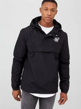 Image of SikSilk Energy Windbreaker, Black, Size XL, Men