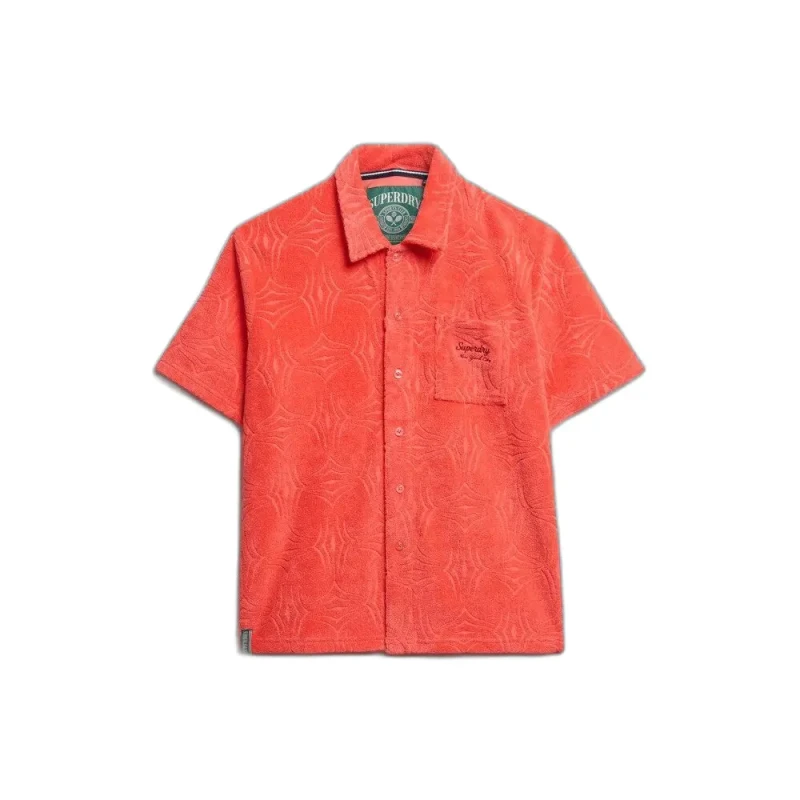 Image of Superdry Woman's shirt Superdry Country Club Towelling Rose Female M