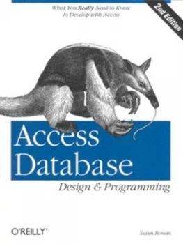 Image of Access Database Design and Programming by Steven Roman Book