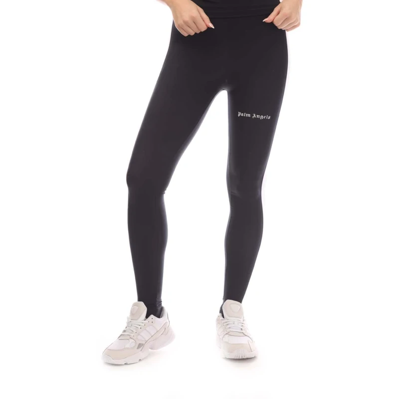 Image of Palm Angels Track Stirrup Leggings - Black 6