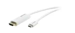 Image of Kramer Electronics C-USBC/HM10 video cable adapter 3m USB Type-C...