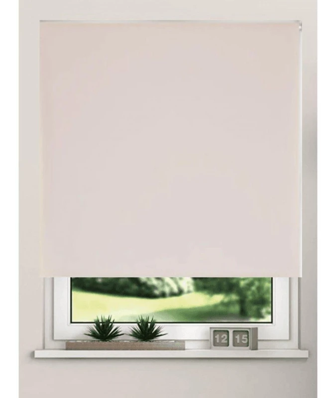 Image of New Edge Blinds Thermal Blackout Roller Blinds 175cm Drop x Width 110cm Pink Size: 120cm width x 175cm drop Pink Unisex 120cm width x 175cm drop