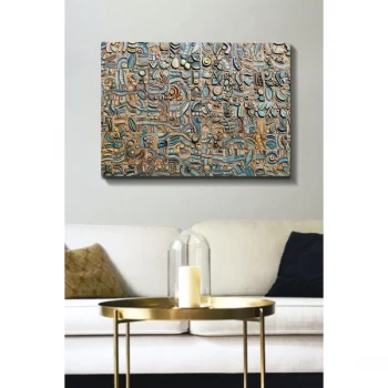 Image of Kanvas Tablo (70 x 100) - 146 Multicolor Decorative Canvas Painting