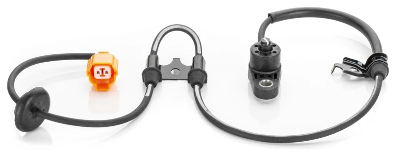 Image of HELLA 6PU 230 040-081 ABS Sensor Front Axle Left, with holder Sensor,wheel speed (412)