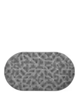 Image of Aqualona White Bubbles Non-Slip Safety Bath Mat