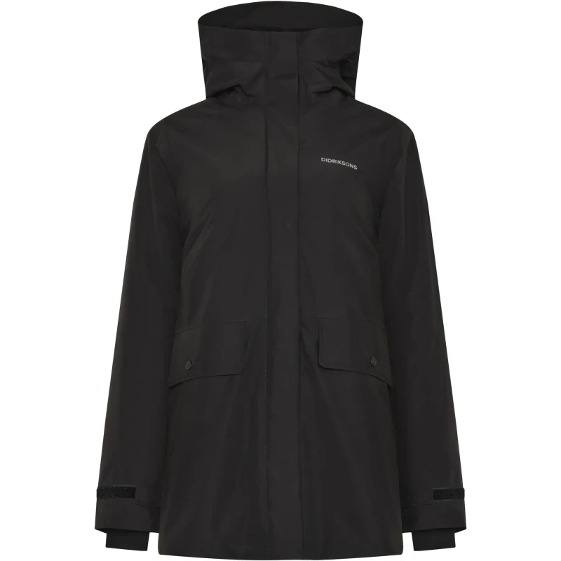 Image of Womens parka Didriksons Tuva Noir Female 36