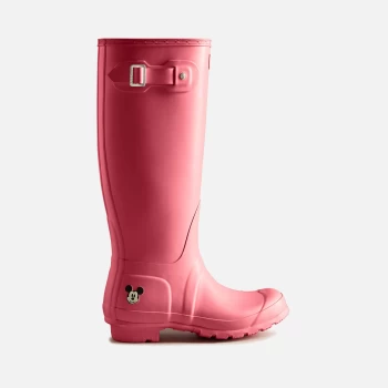 Image of Hunter X Disney Womens Disney Print Original Tall Wellies - Pink Shiver - UK 4