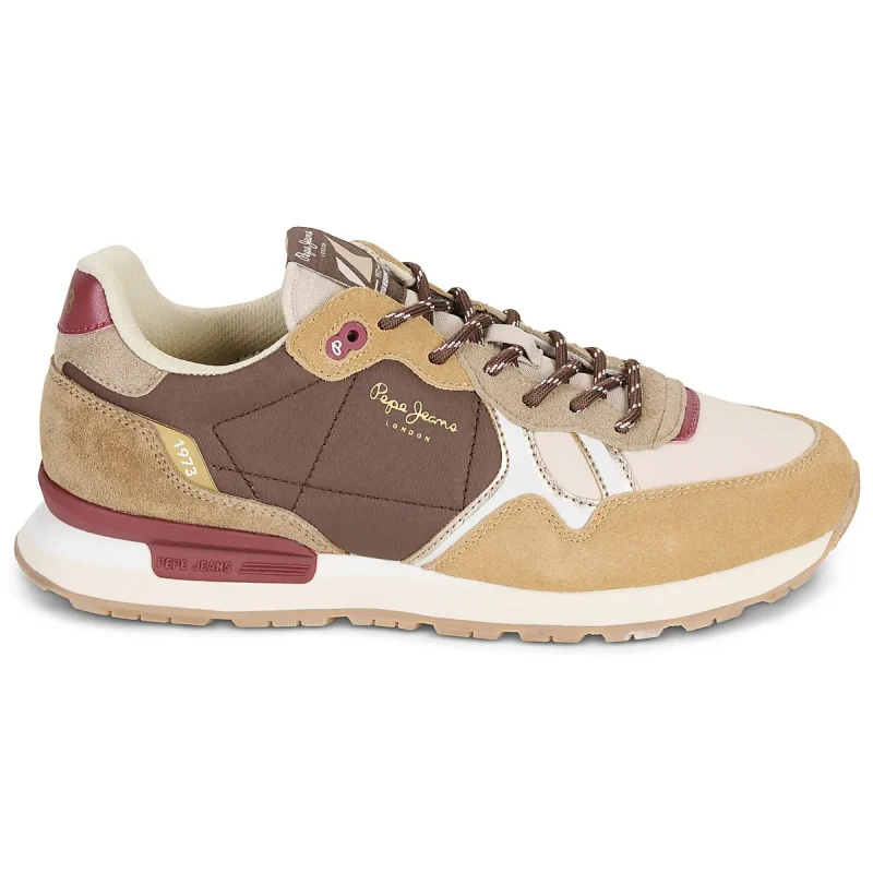 Image of Pepe Jeans Womens Sneakers Pepe Jeans Brit City Marron Female 36