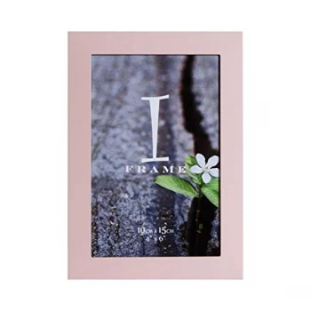 image of 4" x 6" - iFrame Aluminium Pink Photo Frame