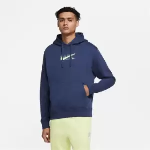 Image of Nike Sportswear Mens Pullover Hoodie - Blue