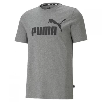 image of Puma No1Logo Tee Mens - Med Grey