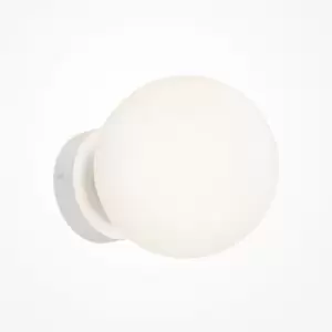 Image of Maytoni Basic Form 15cm Modern Wall Lamp Matt White E14