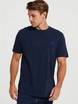 Image of U.S. Polo Assn. Large Dhm T-Shirt - Navy Size M Men