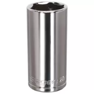 Image of Siegen S0681 WallDrive Socket 27mm Deep 1/2"Sq Drive