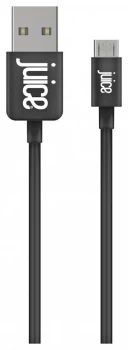Image of Juice USB to Micro USB 1m Charging Cable Black