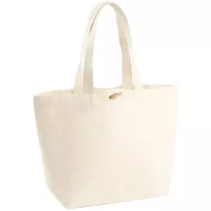 Image of Westford Mill Organic Marina Tote Shopping Bag (20L) (One Size) (Natural) - Natural