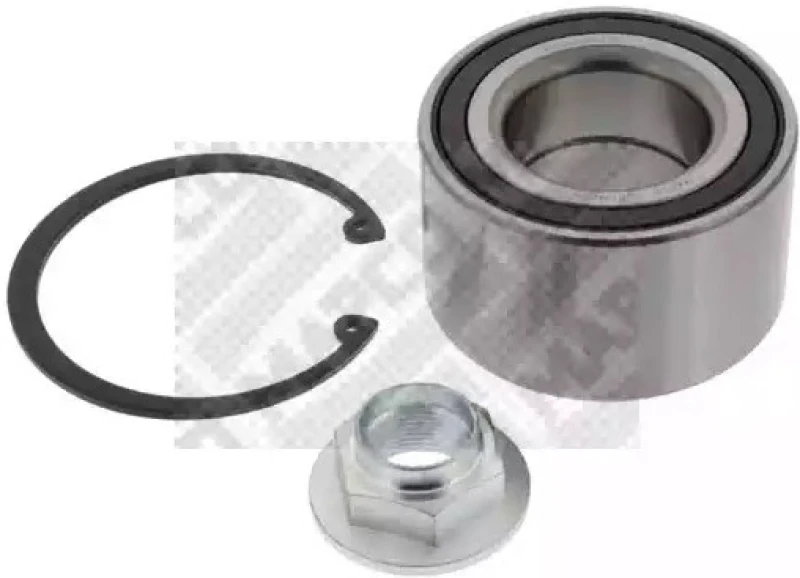 Image of MAPCO 46222 Wheel bearing kit Front axle both sides, with integrated ABS sensor Wheel Bearing Kit (654)