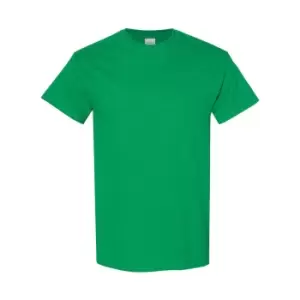 image of Gildan Mens Heavy Cotton Short Sleeve T-Shirt (Pack Of 5) (M) (Antique Irish Green)