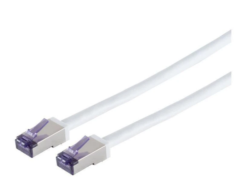 Image of Lanview LVN-CAT6A-FLEX-25CMWH networking cable White 0.25 m S/FTP (S-S