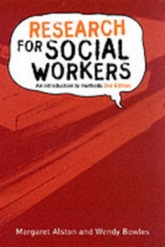 Image of Research for Social Workers by Margaret Alston Book