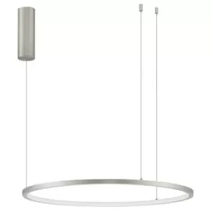 image of Netlighting Merano Grove Integrated LED Pendant Ceiling Light Champagne Silver A