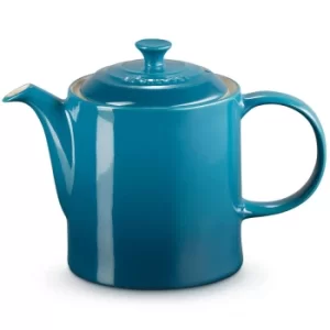 Le Creuset Stoneware Grand Teapot Deep Teal